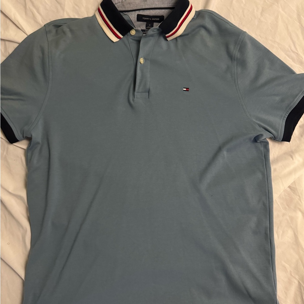 Tommy Hilfiger Men's Blue Polo Shirt